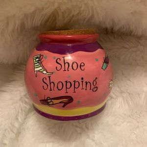 NANTUCKET HOME ceramic Shoe savings money jar LNWOT